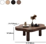 CODOMI Cloud Shape Coffee Side Table Nordic Style Pine Cocktail Table Free Shape Side Table Side End Table Coffee Table Sofa Center Table Tea Table for Living Room