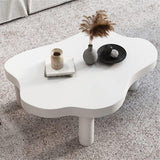 CODOMI Cloud Shape Coffee Side Table Nordic Style Pine Cocktail Table Free Shape Side Table Side End Table Coffee Table Sofa Center Table Tea Table for Living Room