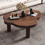 CODOMI Cloud Shape Coffee Side Table Nordic Style Pine Cocktail Table Free Shape Side Table Side End Table Coffee Table Sofa Center Table Tea Table for Living Room